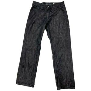 Rocawear Jeans Black Original Fit Flap Pocket Men's Size 36 33 Inseam